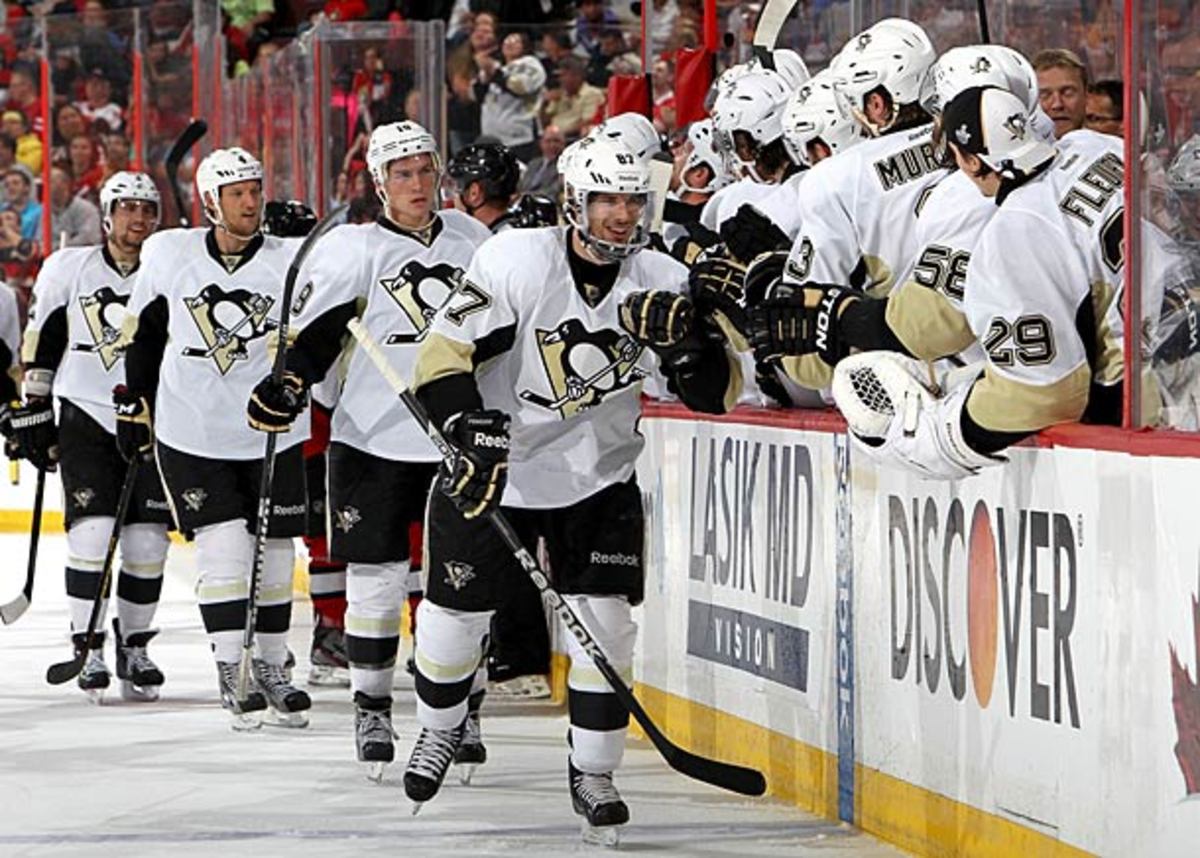 Sidney Crosby and the Penguins look unstoppable in the 2013 NHL playoffs.