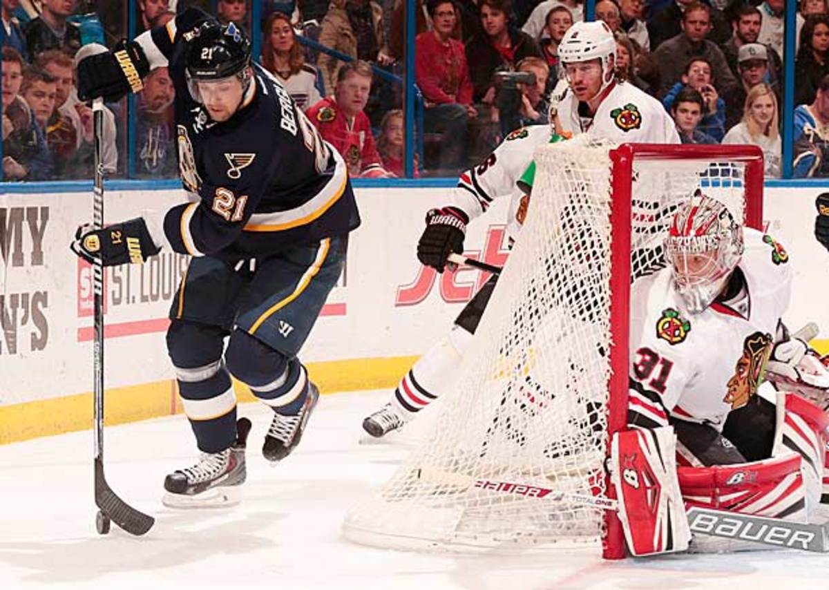 Patrik Berglund of the St. Louis Blues