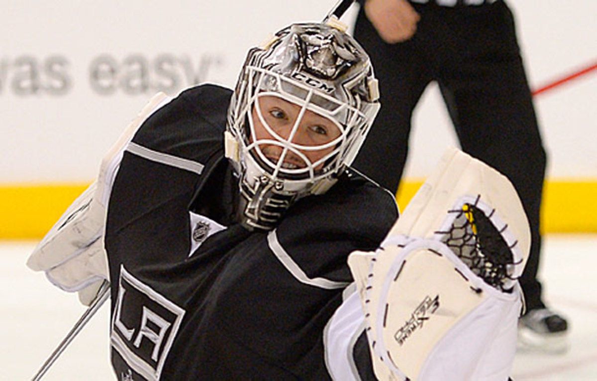 Jonathan Bernier of Los Angeles Kings