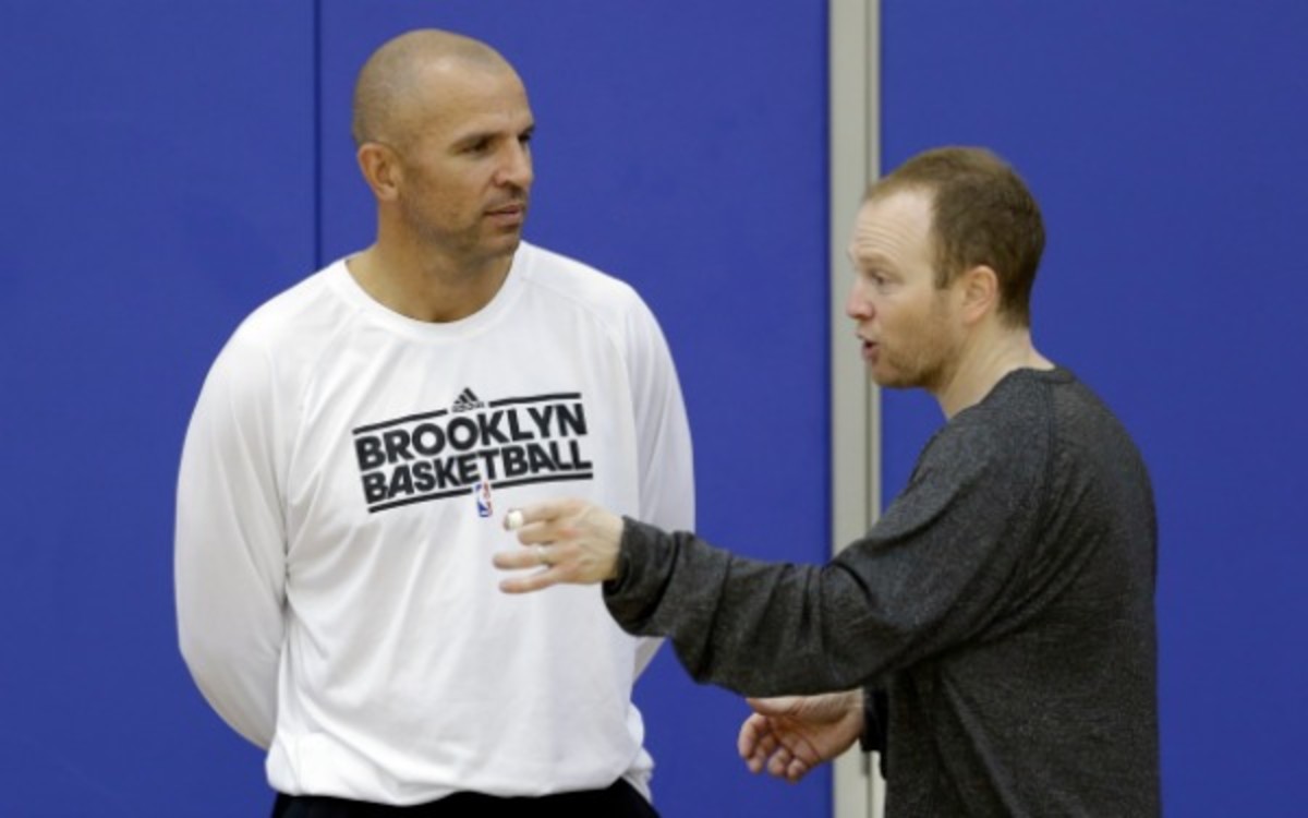 Nets coach Jason Kidd is making major changes in order to get the team going in the right direction. (AP Photo/Gerry Broome)