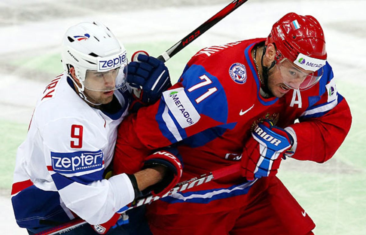 Ilya Kovalchuk and Team Russia suffered a colossal upset by France on Thursday.