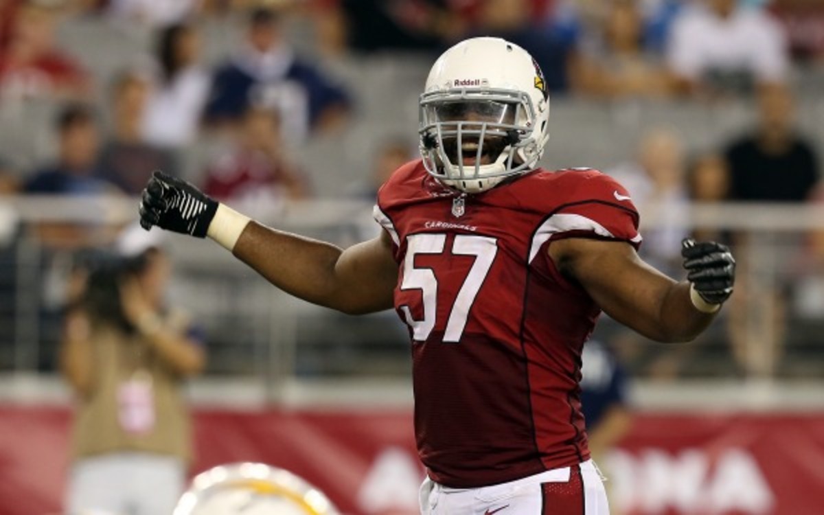 Cardinals rookie linebacker Alex Okafor out for season with biceps