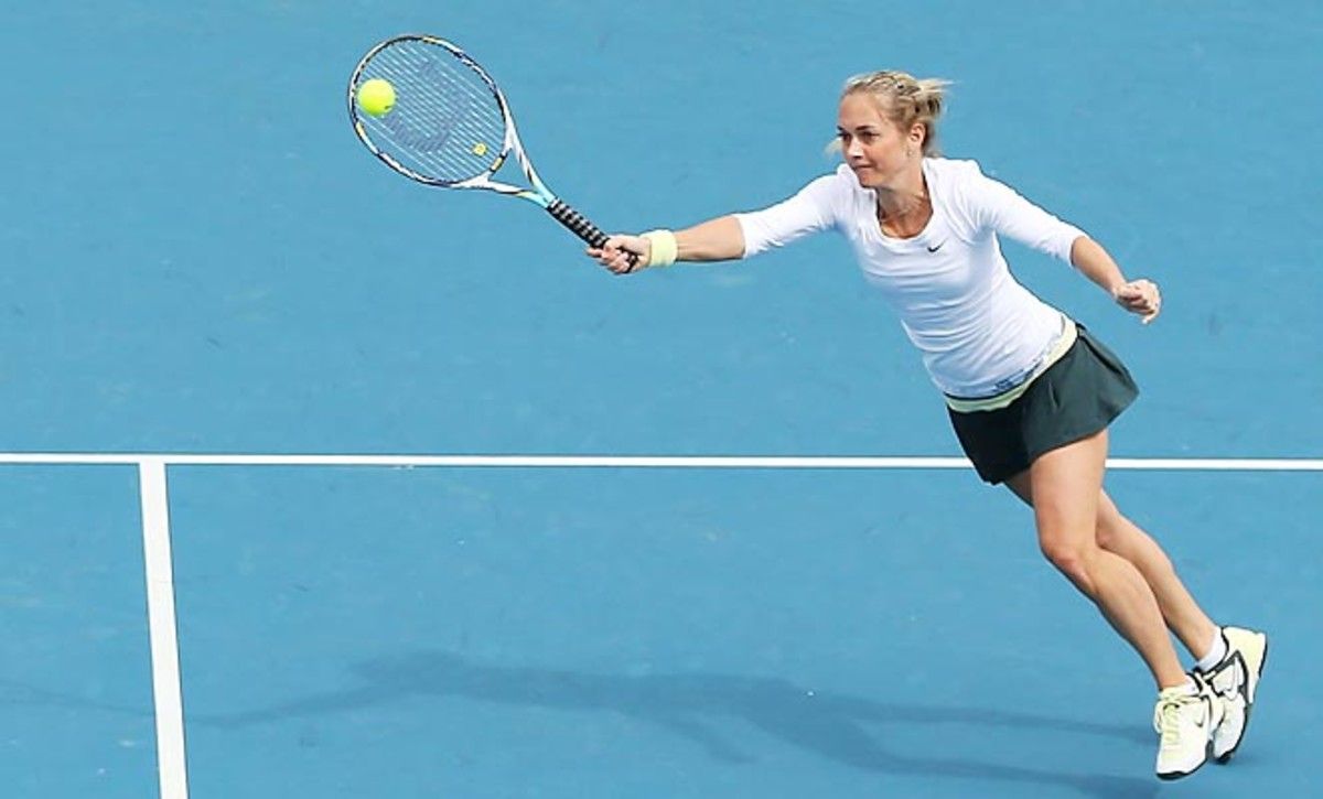 Klara Zakopalova lost in the second round of the Australian Open to Kirsten Flipkens.