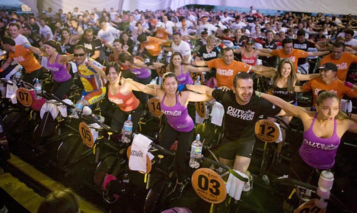 Largest Spinning Class