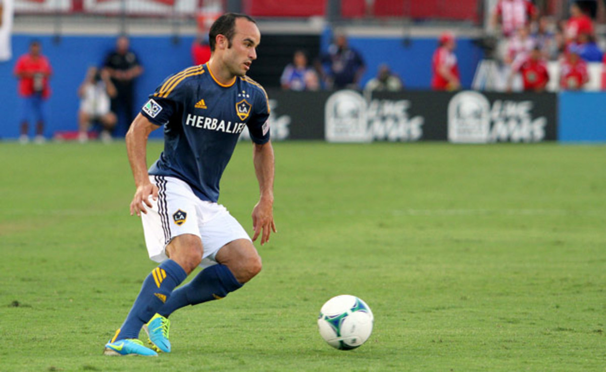 Landon Donovan joined the L.A. Galaxy from Bayer Leverkusen in 2005.