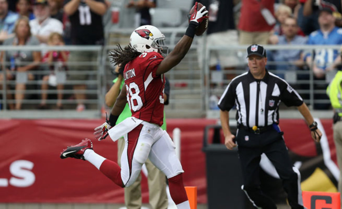 Andre Ellington scored a first-half touchdown, and was one of many Cardinals to step up vs. the Lions.