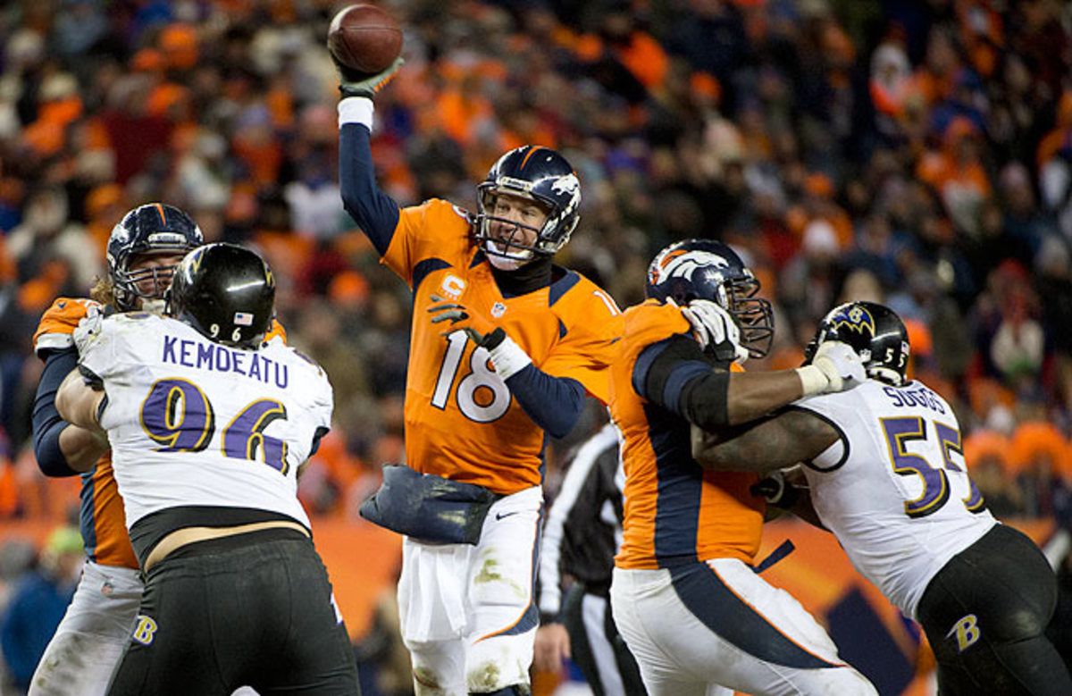 Denver Broncos Peyton Manning Ravens