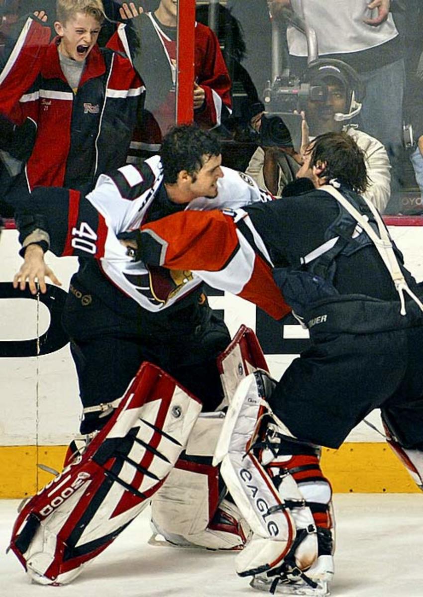 Patrick Lalime vs. Robert Esche