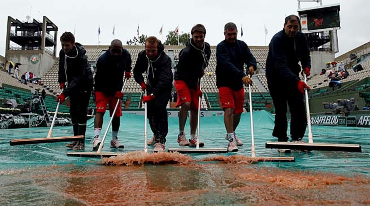 Rain delays French Open play on Tuesday Sports Illustrated