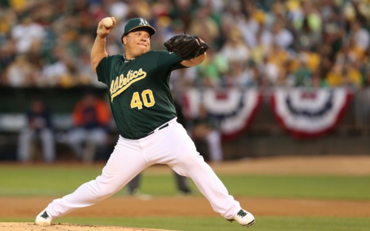 Bartolo Colon has a 189-128career record in 15 seasons. (Jed Jacobsohn/MLB Photos via Getty Images)