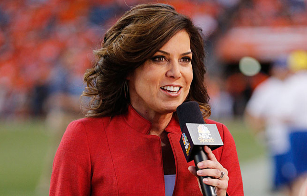 Michele Tafoya proved a reliable resource of news during Sunday Night Football telecasts.