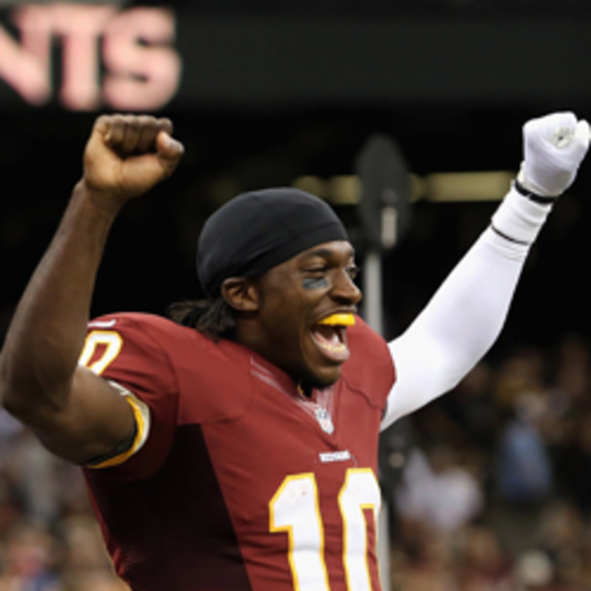 A doctor who performed surgery Robert Griffin III's knee says his recovery is unbelievable. (Robert Martinez/Getty Images)