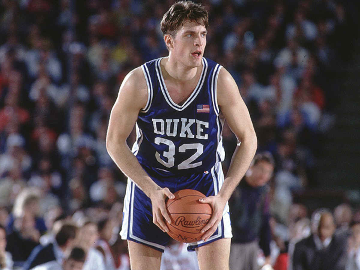 Duke star Christian Laettner was one of NCAA.com's All-Time March Madness players. (Manny Millan/SI)