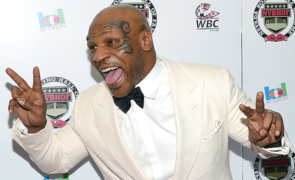 Ever the showman, Mike Tyson has found new enterprises as a boxing promoter and a stage performer.