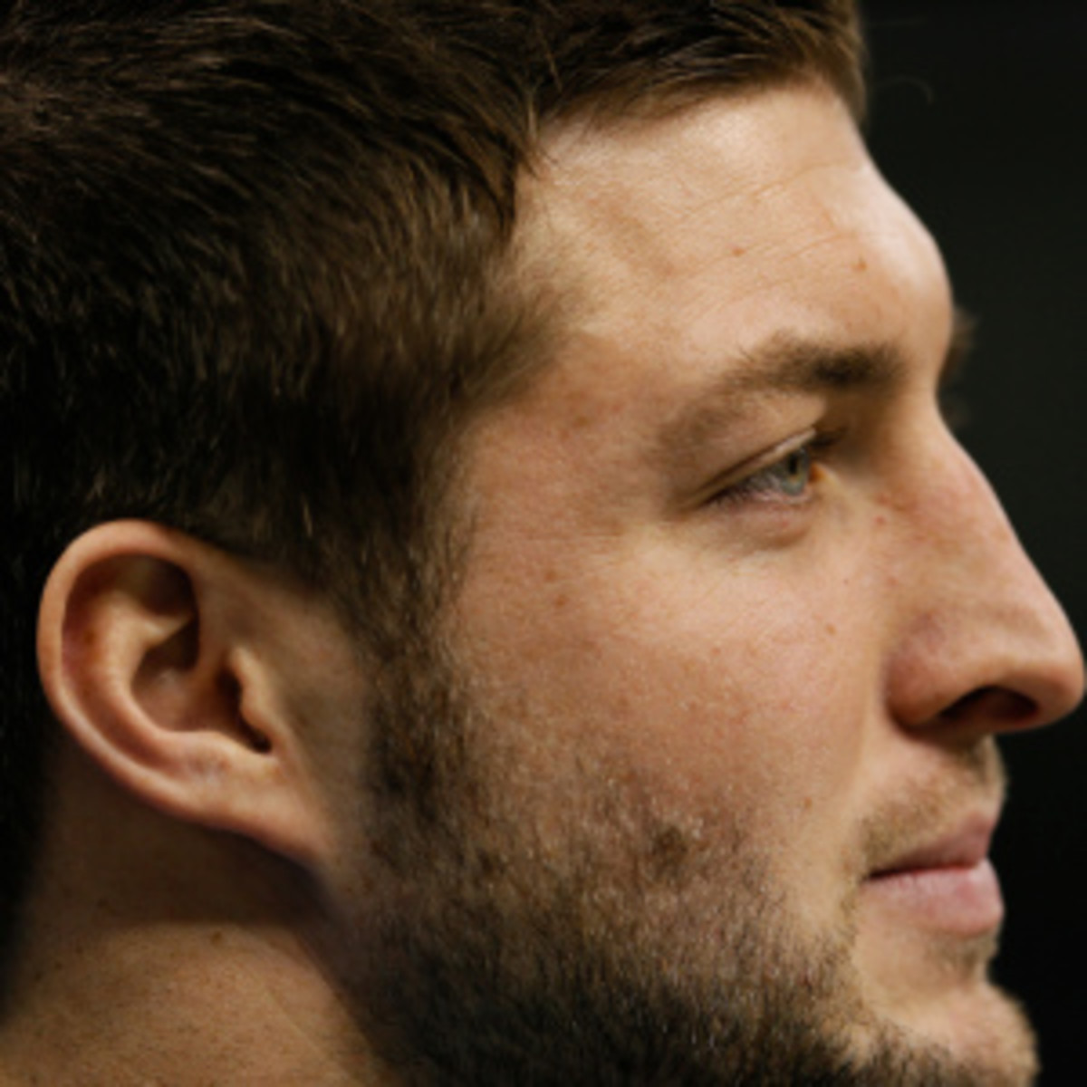 New York Jets quarterback Tim Tebow cancelled an appearance with the First Baptist Church of Dallas amid "new information" that was brought to his attention. (Kevin C. Cox/Getty Images)