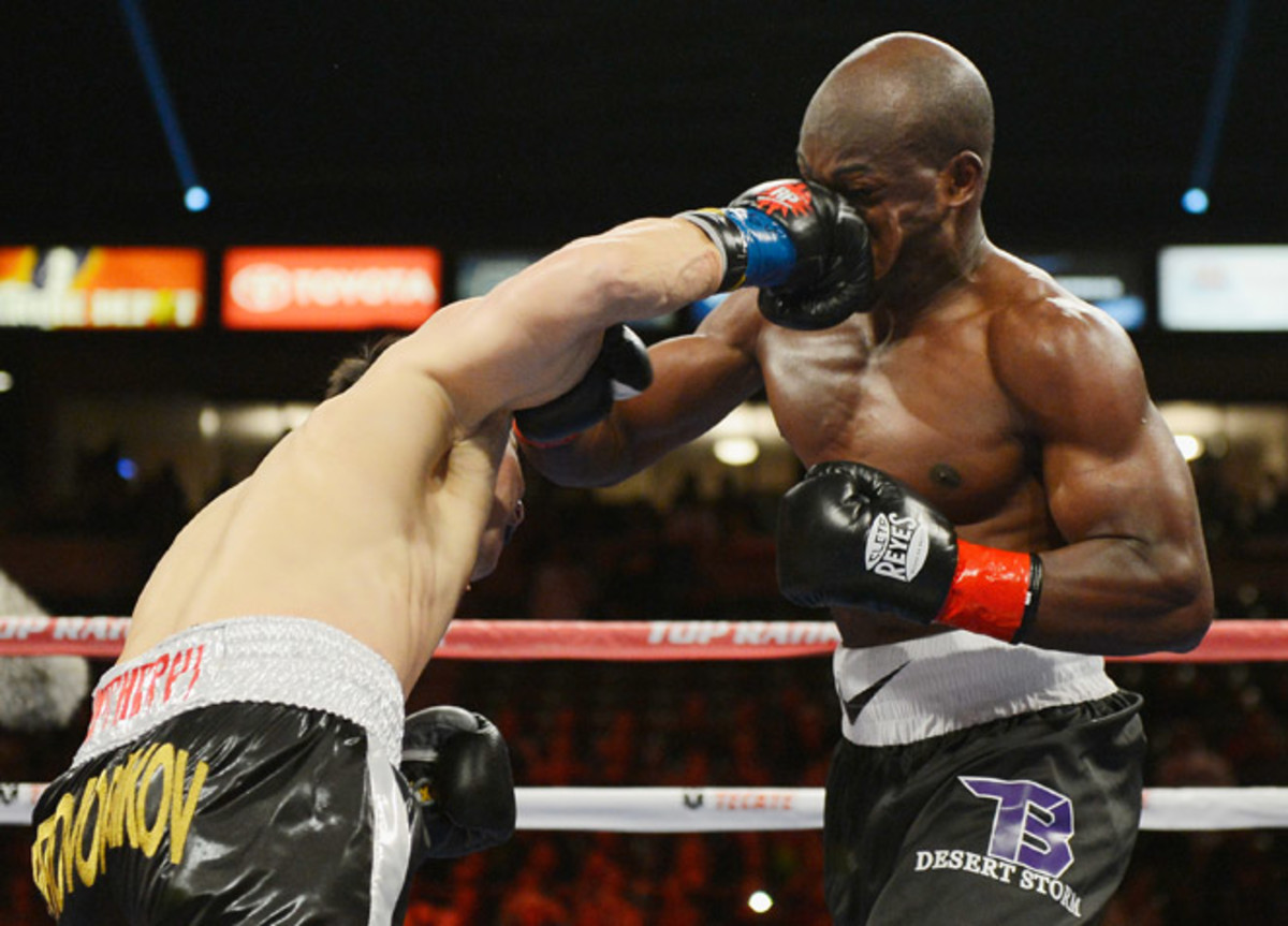 After nearly falling in the first two rounds, Timothy Bradley recovered to beat Ruslan Provodnikov.