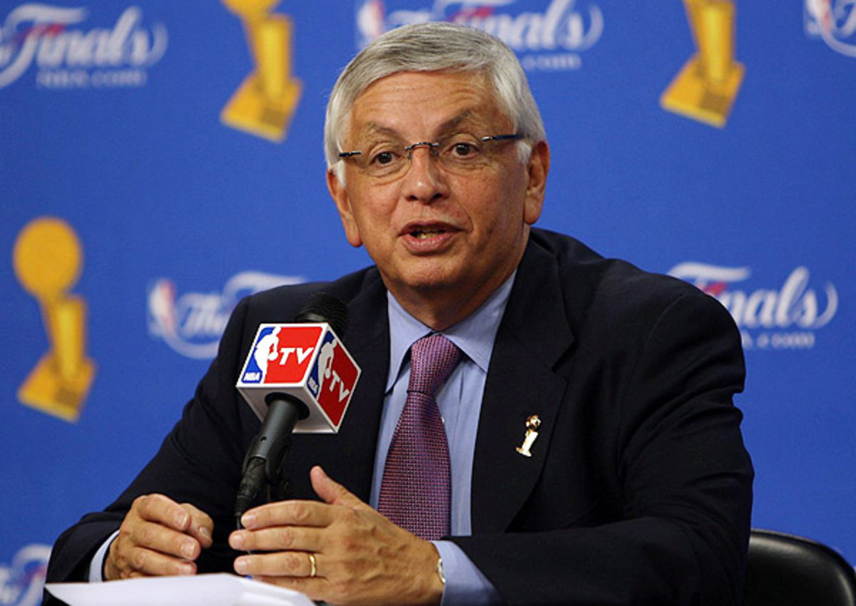 David Stern made it clear that under the current CBA, teams are not allowed to trade coaches' contracts.
