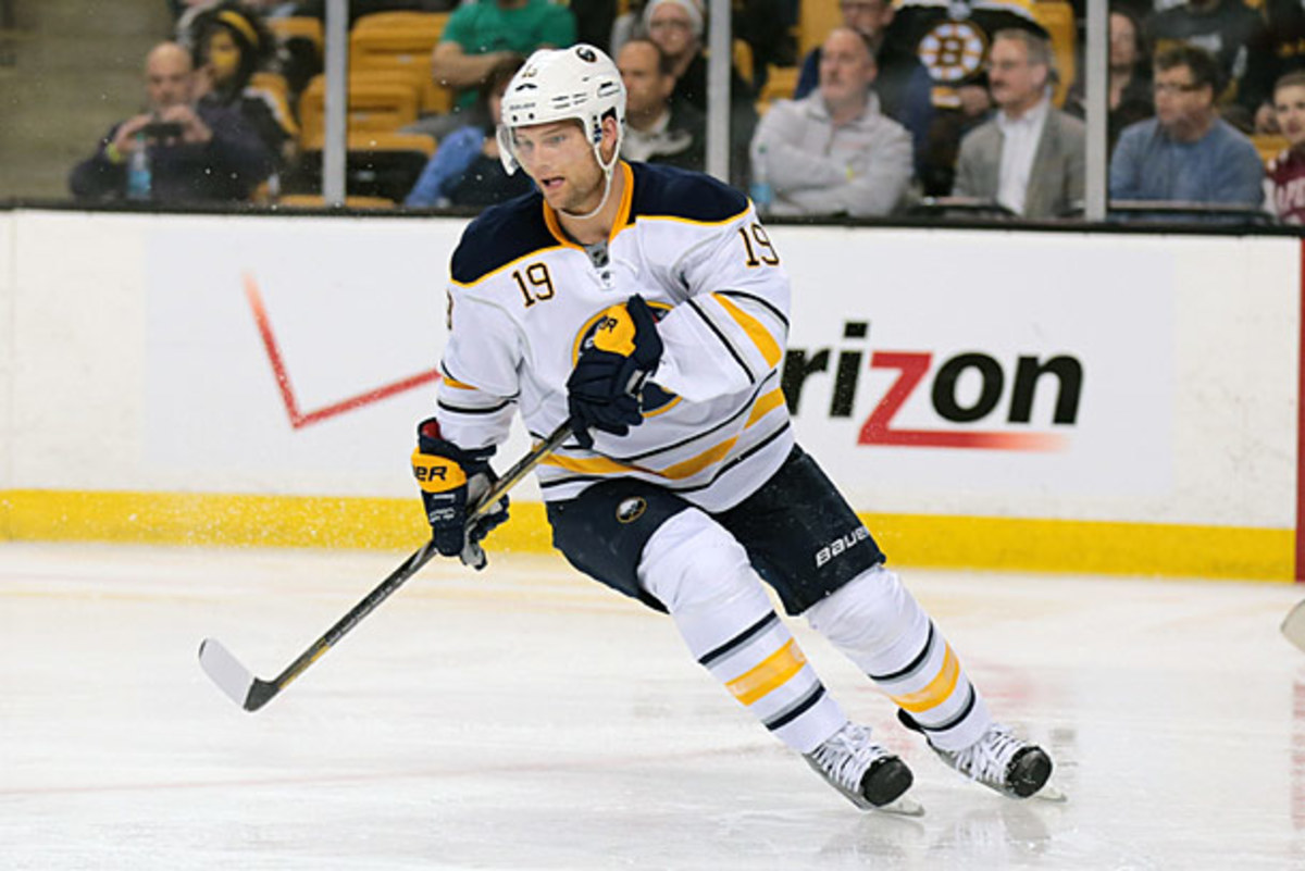 Cody Hodgson of the Buffalo Sabres