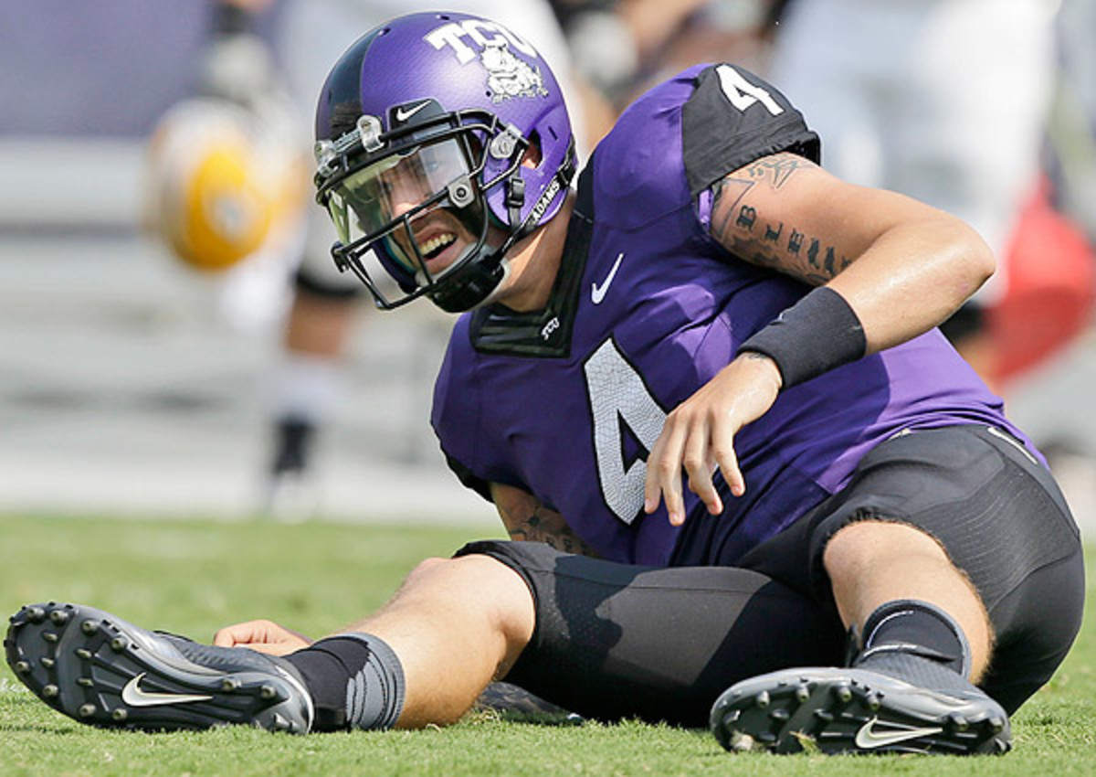 An injury could sabotage Casey Pachall's already shaky draft prospects.