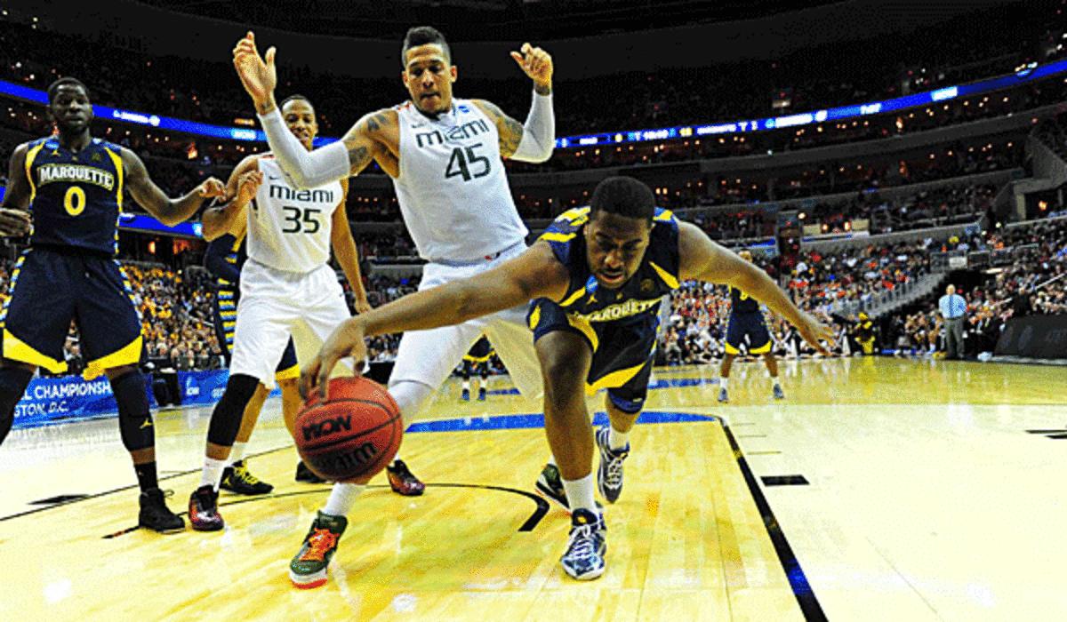 Marquette held Miami to its lowest first-half output (16 points) of the season. (SI)