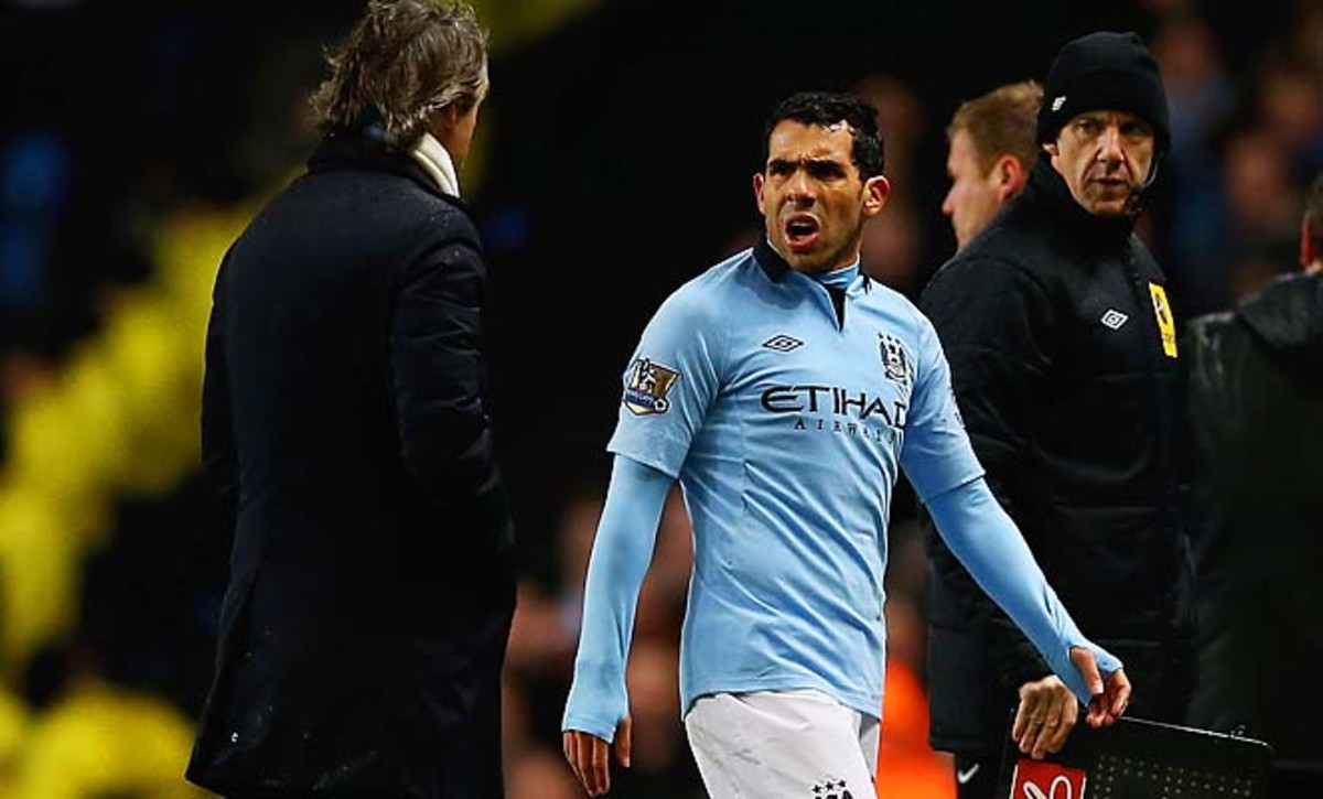 Roberto Mancini jokes about Carlos Tevez's arrest Sports Illustrated