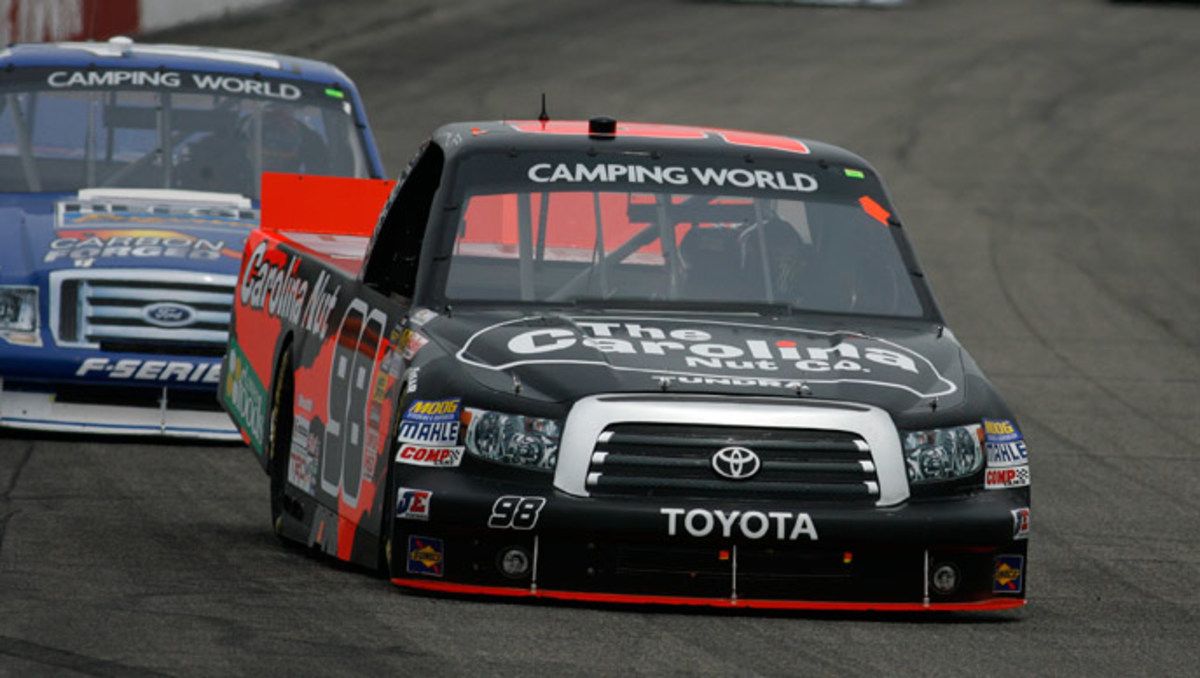 Johnny Sauter jhas finished fifth or better in all four Truck Series races this season.
