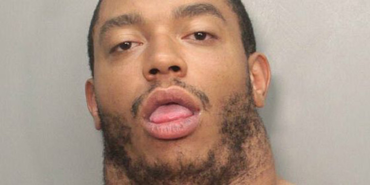 Desmond Bryant's mugshot went viral earlier this offseason. (Courtesy of Miami-Dade Police Dept.)