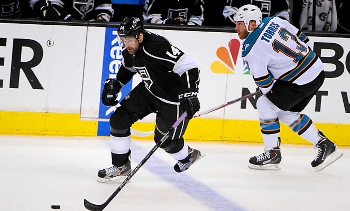 Torres was suspended for the rest of the series against the Kings after his Game 1 hit on Jarret Stoll. 