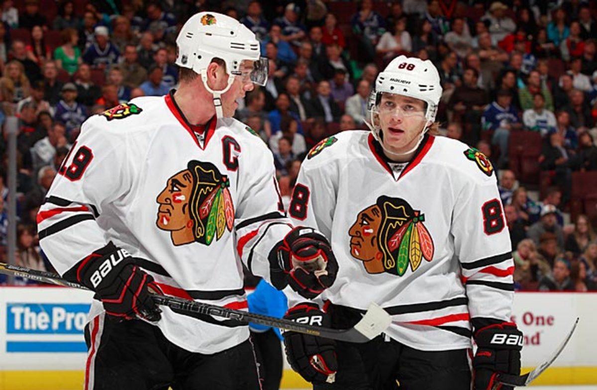 Jonathan Toews and Patrick Kane will be on the same line for Game4 of the Stanley Cup Final.