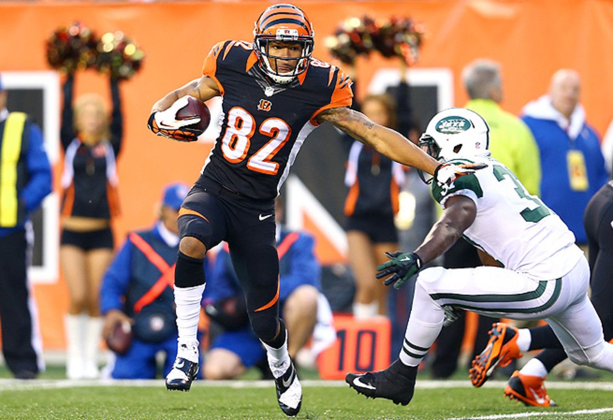Marvin Jones stepped up in Week 8, catching four touchdowns in the Bengals' 49-9 rout of the Jets.