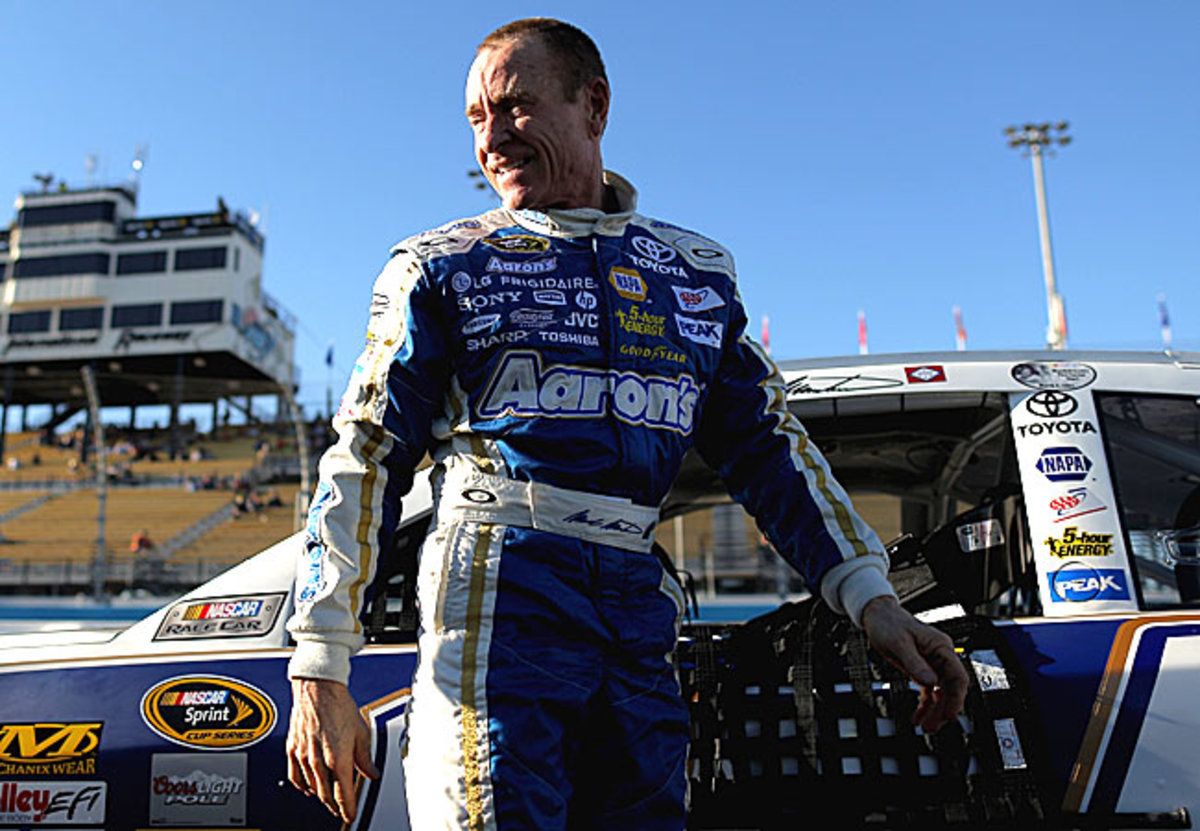 Mark Martin became the second-oldest pole-sitter in NASCAR history.