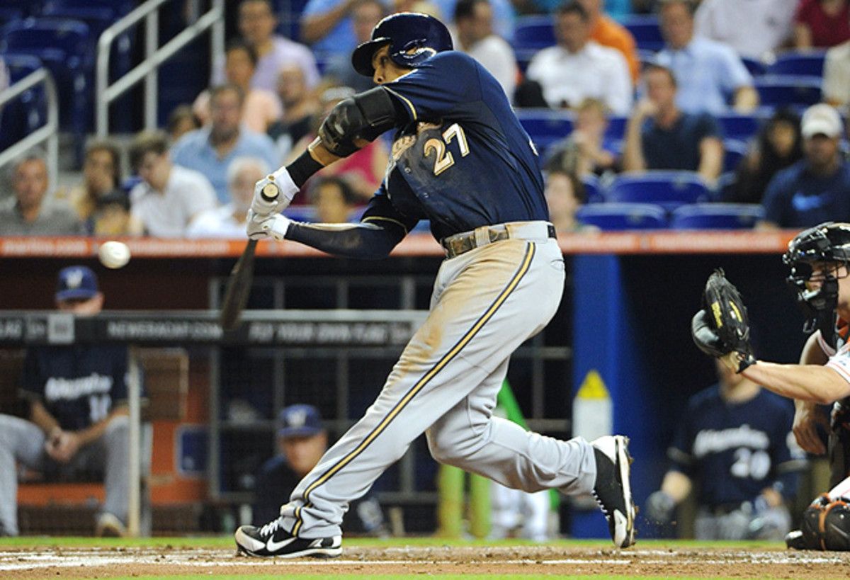 The chance that Carlos Gomez keeps up his .370 BABIP is slim, making him a great sell-high candidate.