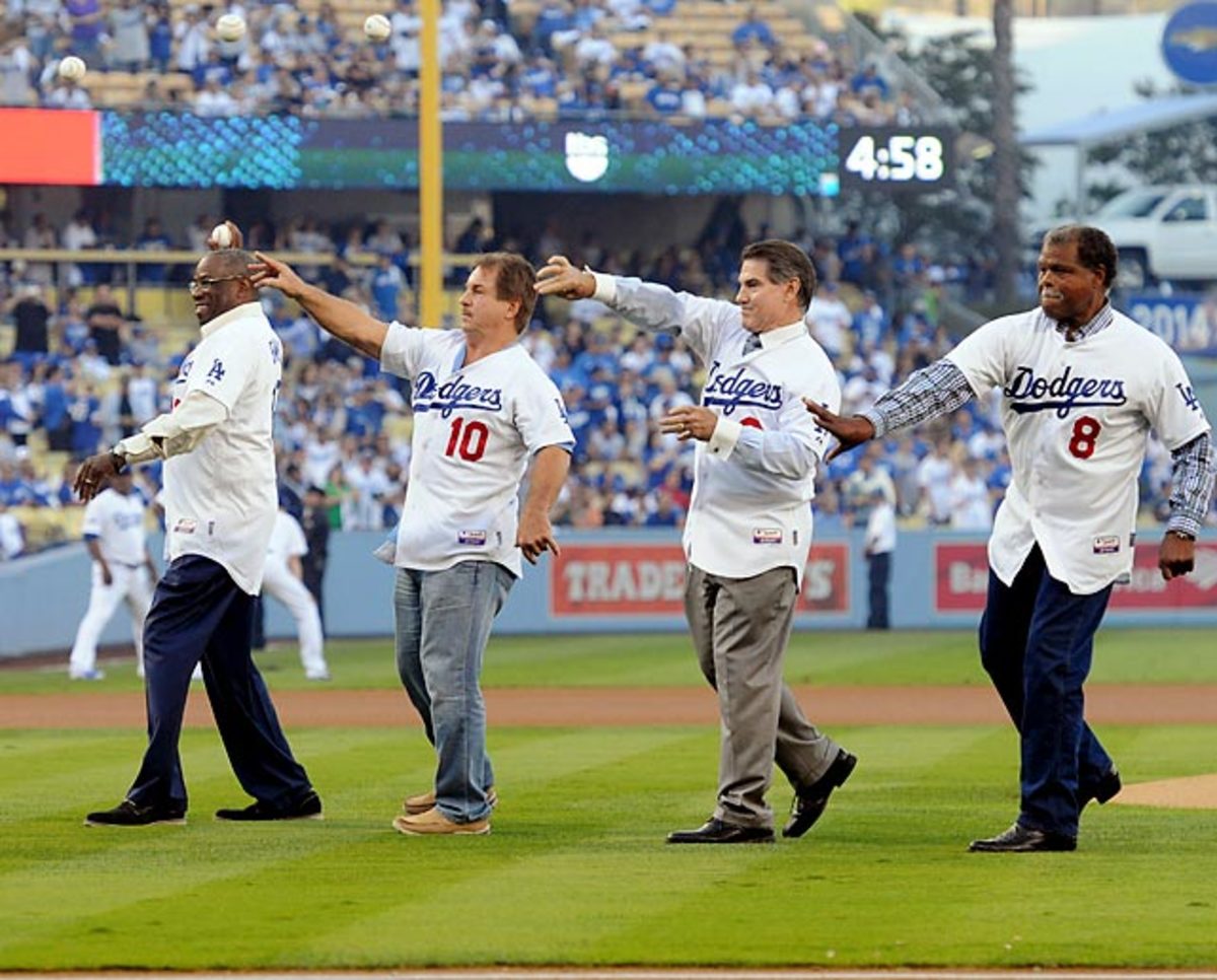 Dusty Baker, Ron Cey, Steve Garvey, and Reggie Smith 