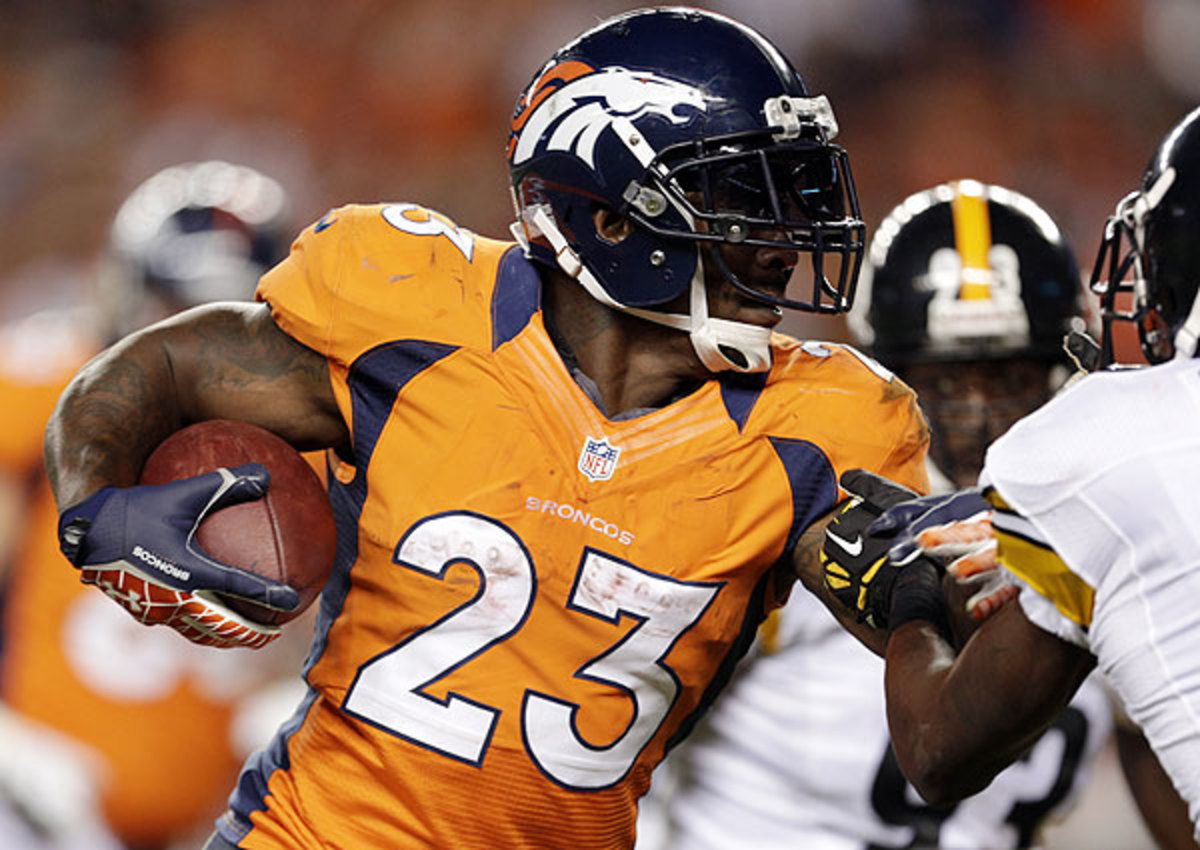 Willis McGahee is coming a broken left suffered in Week 11 last season.