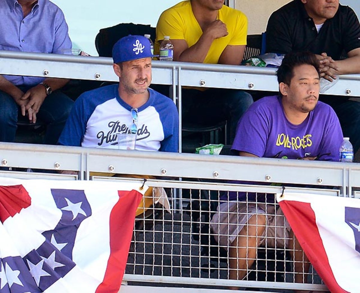 David Arquette and David Choe