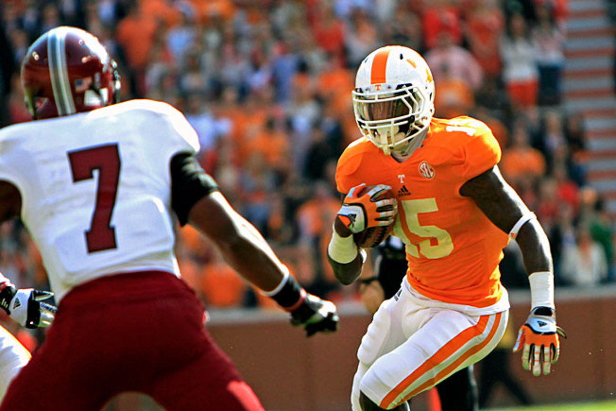 Tennessee's Marlin Lane is back with the Vols after missing much of the spring for disciplinary reasons.