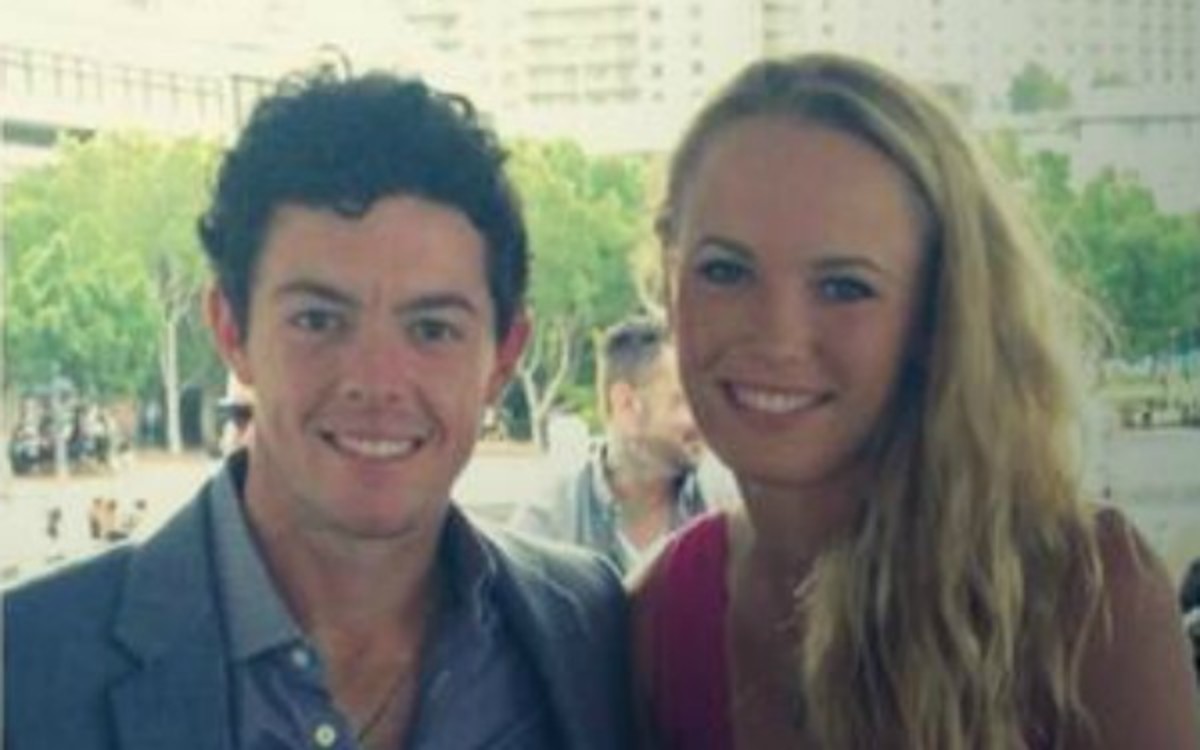 Rory McIlroy proposed to longtime girlfriend Caroline Wozinaki at the stroke of (Australian) midnight. (Photo: @McIlroyRory)