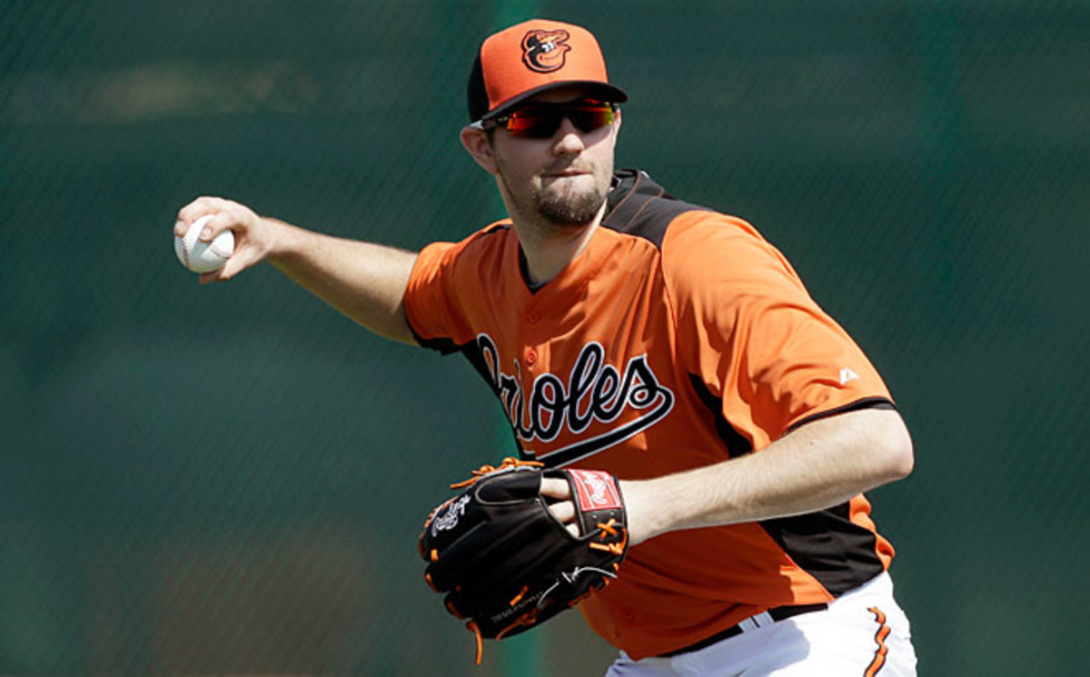 Orioles' starting pitcher Jason Hammel is 'happy' with the way his injured knee is responding.