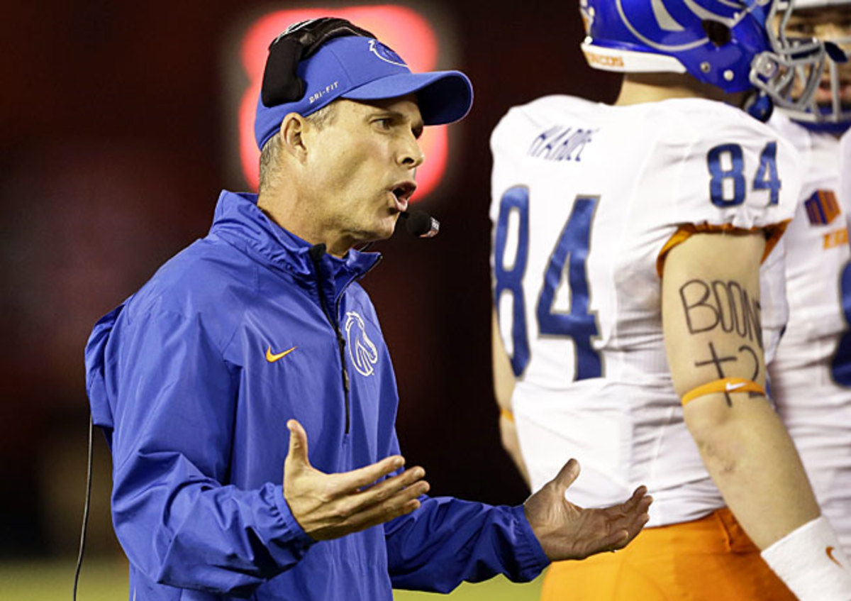 Chris Petersen's Boise State team fell to 7-4 (5-2 MWC) after a 34-31 overtime loss at San Diego State.