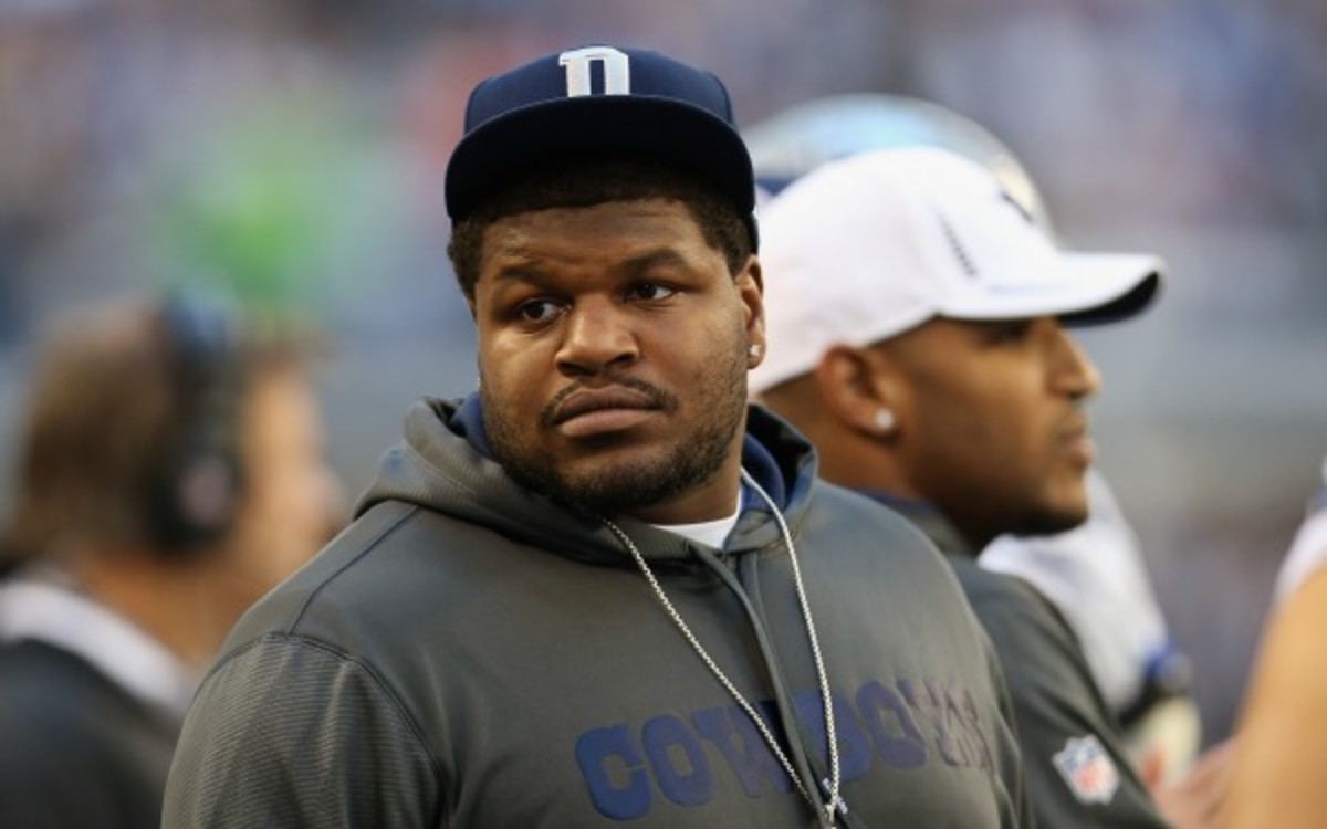 Josh Brent is awaiting trial on intoxication manslaughter charges this fall. (Ronald Martinez/Getty Images)
