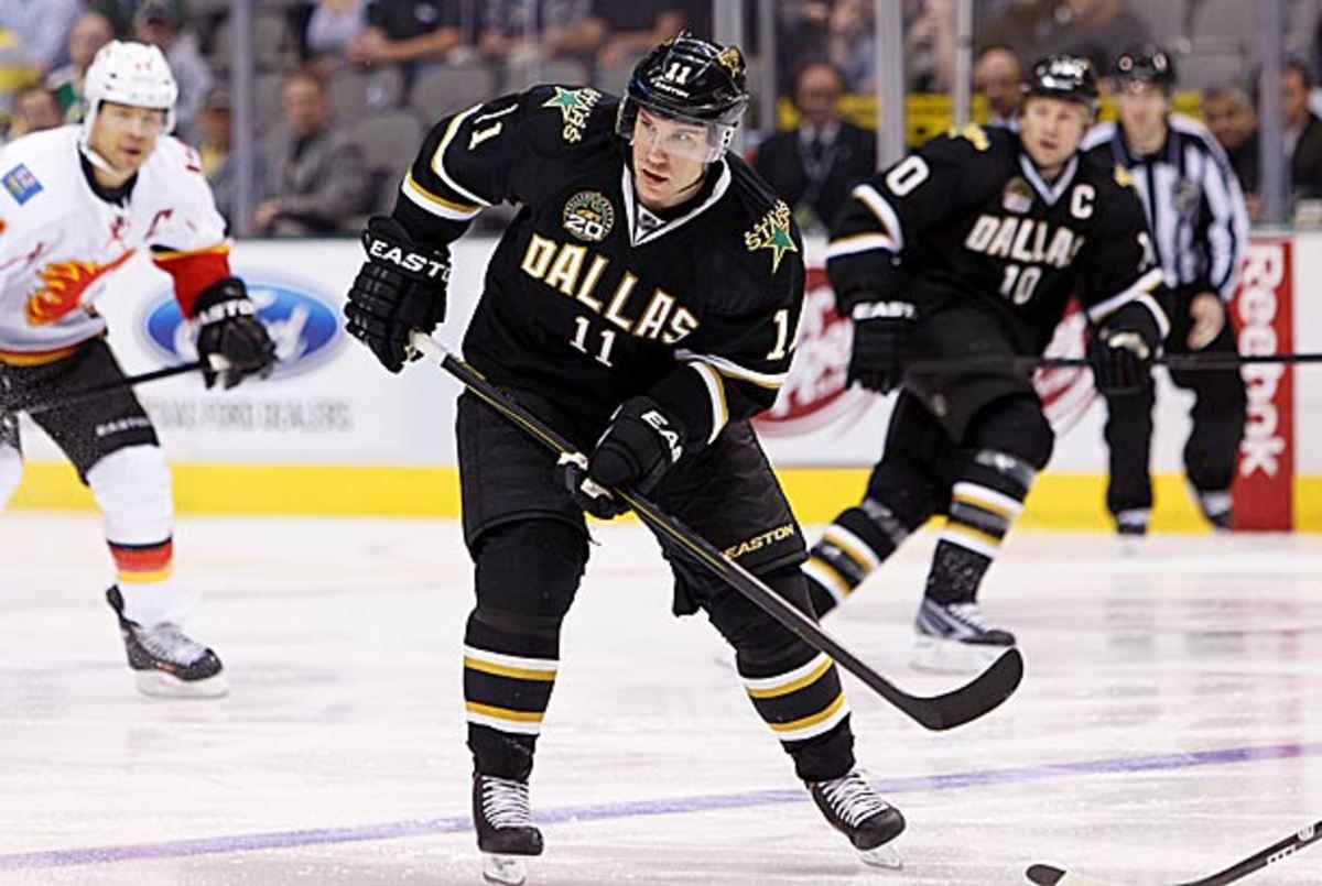 Derek Roy of the Dallas Stars is said to be trade bait.