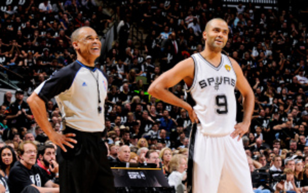 Tony Parker will be a game-time decision for Thursday's Game 4. (D. Clarke Evans/Getty Images)