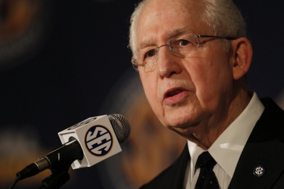 SEC commissioner Mike Slive will have a hand in bowl assignments. (The State/Getty Images)