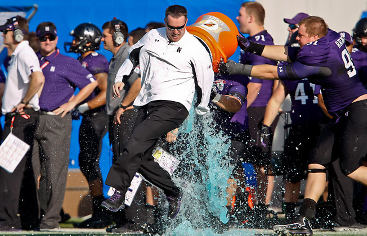 Pat Fitzgerald is adored at Northwestern, where he led the Wildcats to their first bowl win since 1949.