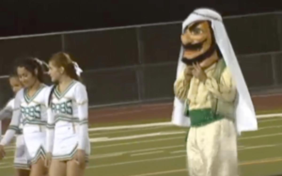 "The Arab" mascot is a sign of respect to Arab nations, said the high school's president of the alumni association. (CNN)