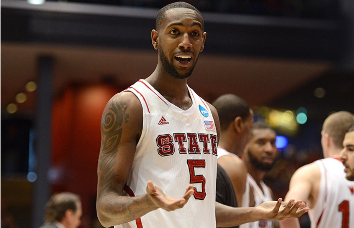 NC Stare forward C.J. Leslie is talented, but his inconsistency could be a cause for concern at the NBA level.