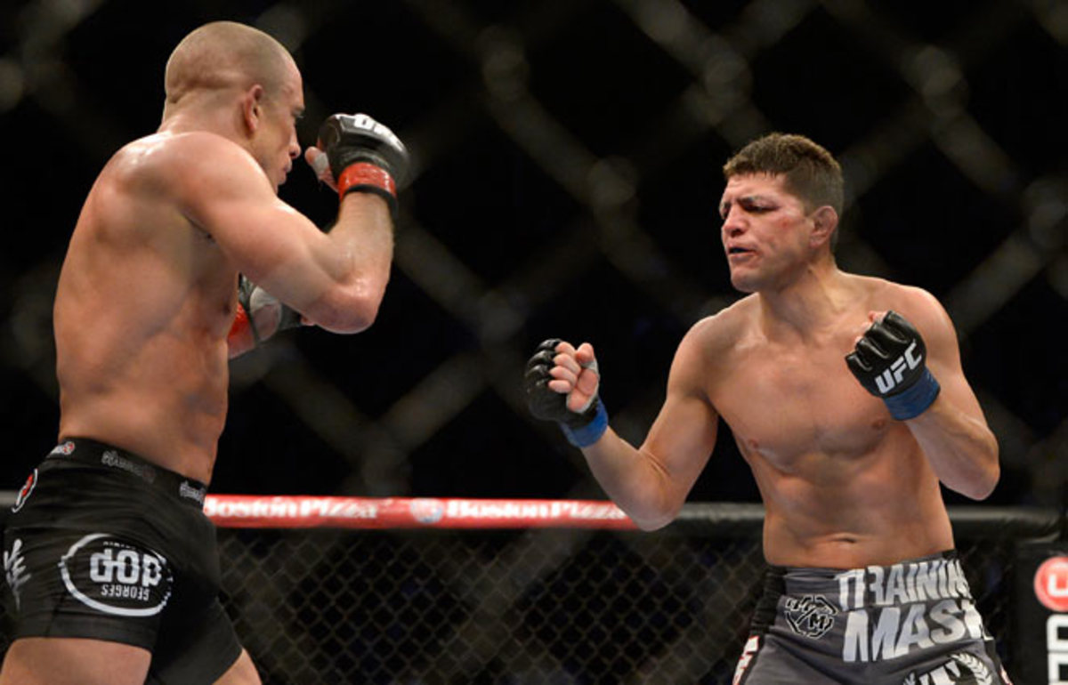 Nick Diaz lost by unanimous decision to Georges St-Pierre at UFC 158 on Sunday.