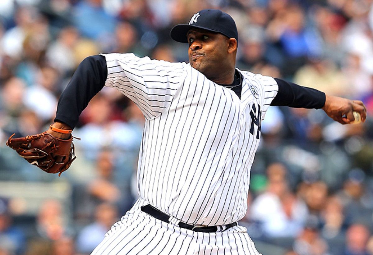 CC Sabathia's performance on Opening Day did not improve his status with nervous fantasy owners.