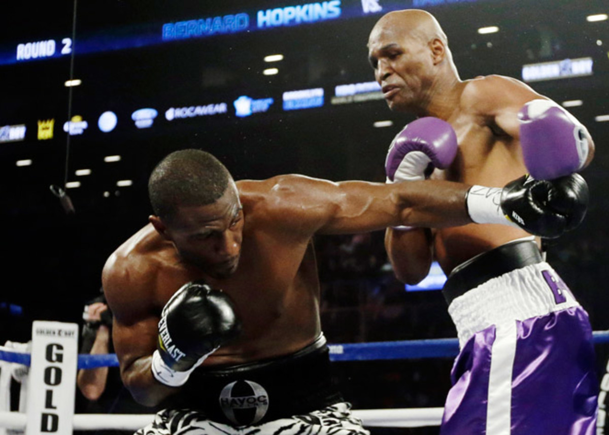 With his 53rd career victory, Bernard Hopkins became the oldest man ever to win a major title.