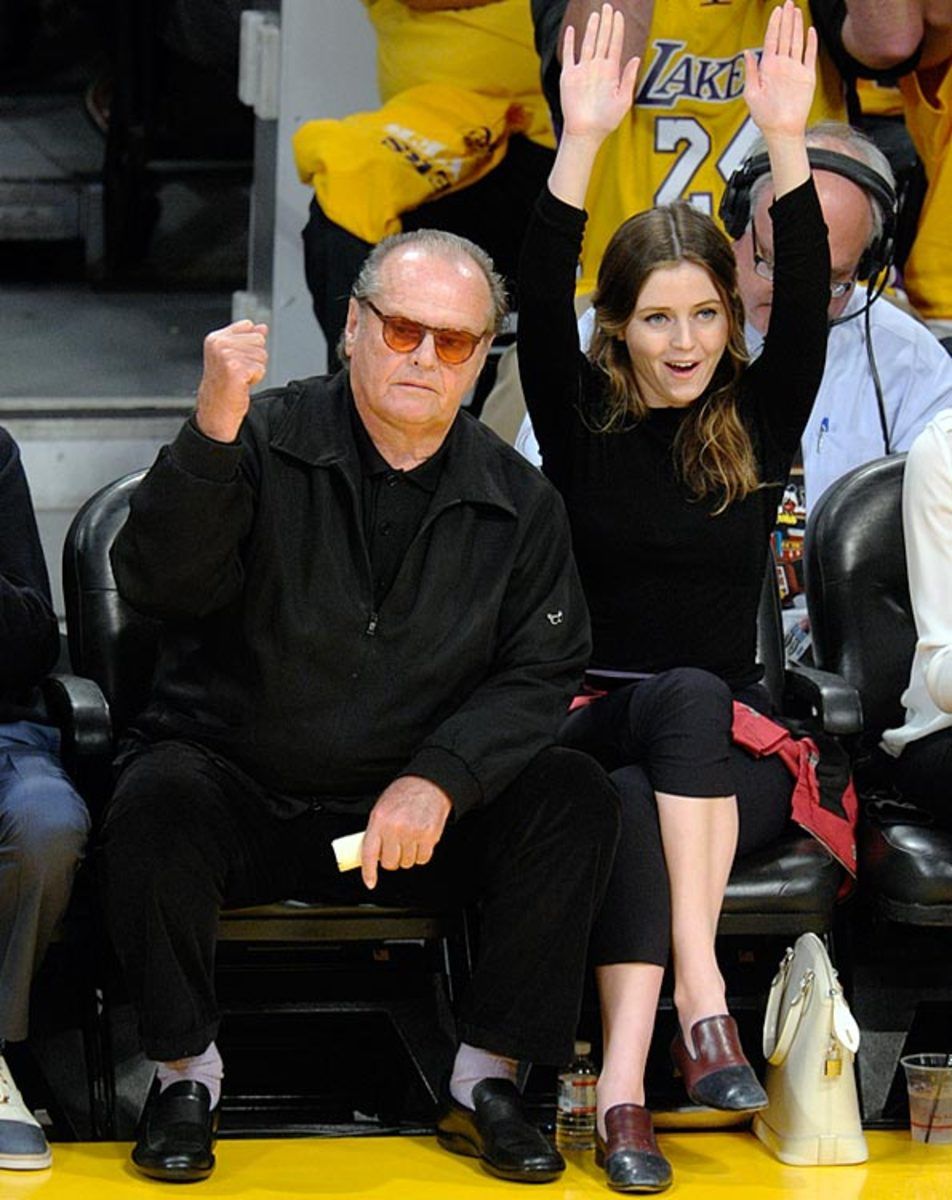 Jack Nicholson and daughter Lorraine
